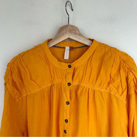 Anthropologie Pilcro Long Sleeve Popover Blouse Size L - Picture 4 of 12